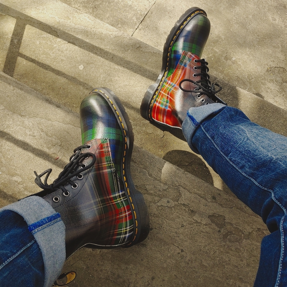 Dr. Martens 1460 Tartan 8-Eye Boots UK9/M10/W11